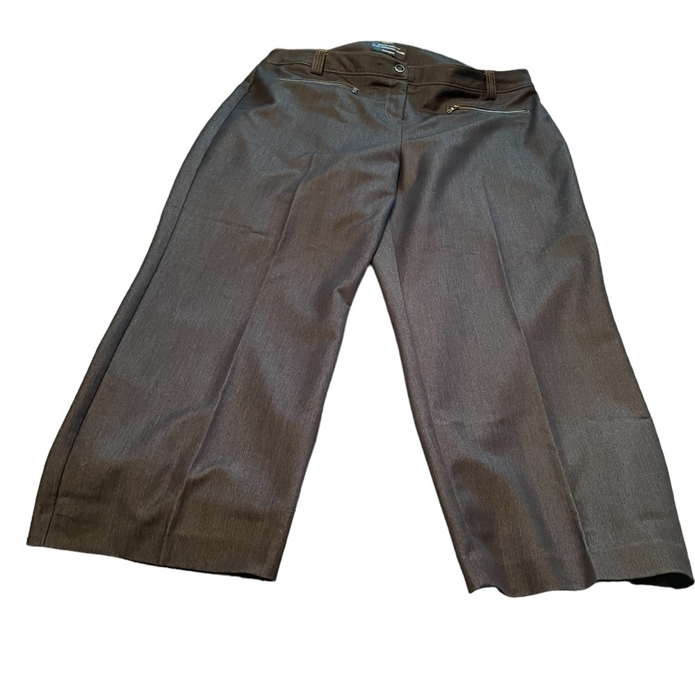 Slightly Curvy Fit- Dress Pants -Size 22-Front zippered pockets-Belt loops